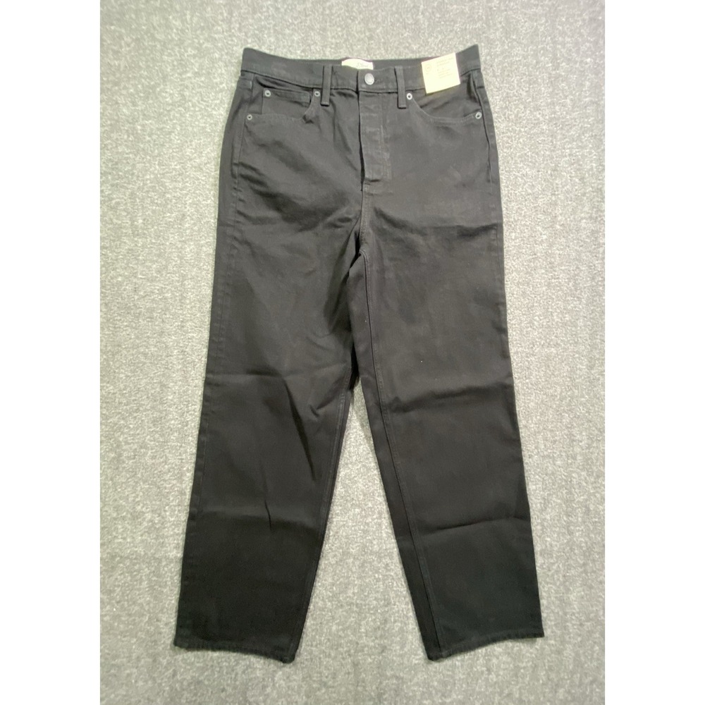 Universal Thread Sailor Wide Leg Jeans Women Black High Rise Preppy Size 10